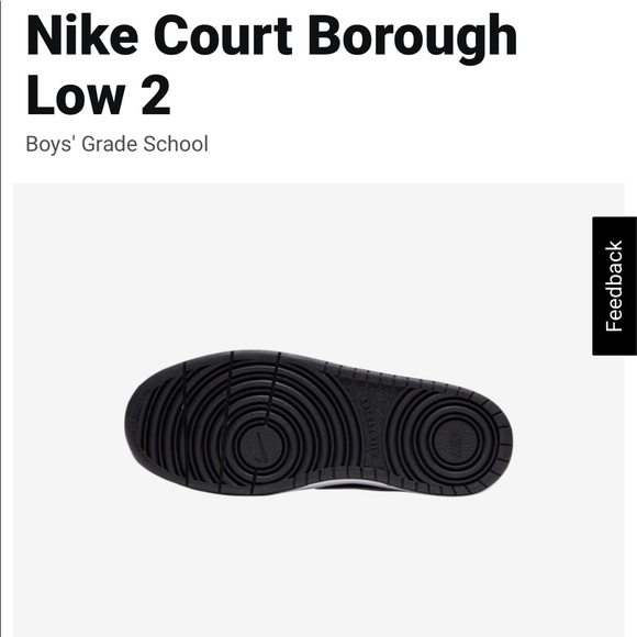 Nike Court Borough Low 2 Boys Youth Size 7 - Picture 6 of 15